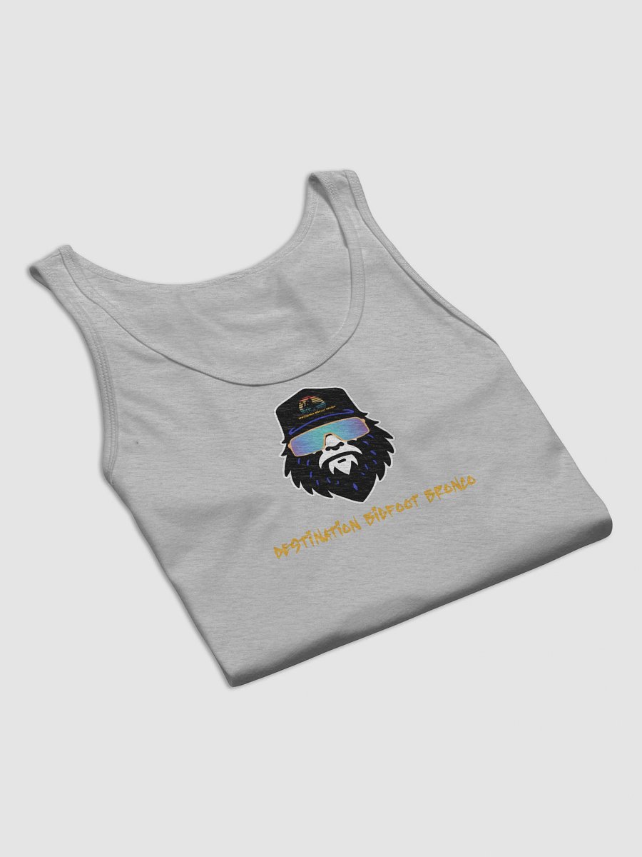 Destination Bigfoot Bronco Synthwave Bella+Canvas Jersey Tank (Athletic Heather) product image (7)