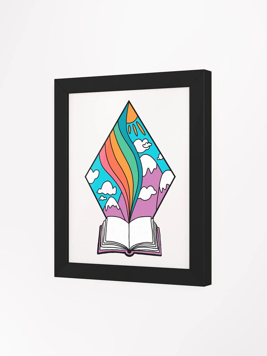 Books Open Your World Up Framed Art Print product image (3)