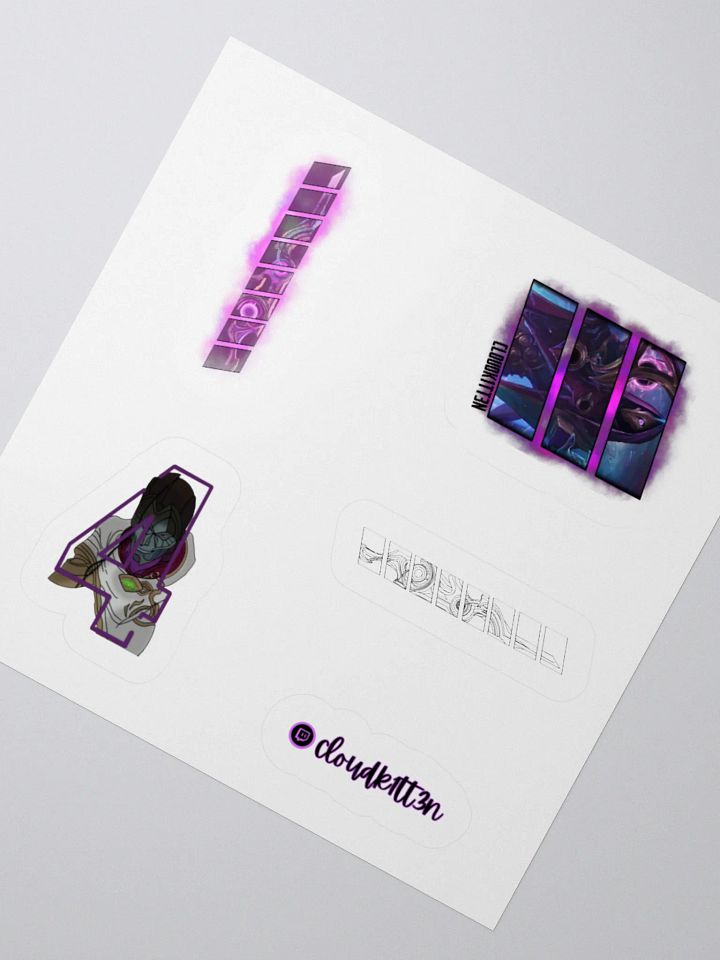 Jhin Sticker Sheet product image (2)