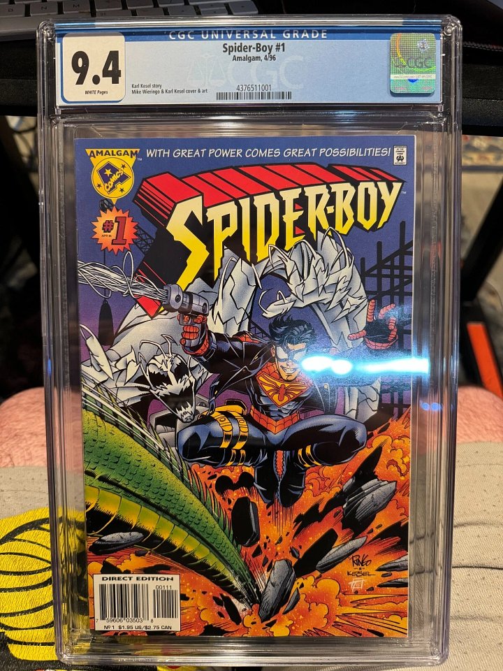 Spider-Boy #1 (1996) | CGC 9.4 | Amalgam Comics | Spider-Man & Superboy Mashup product image (1)