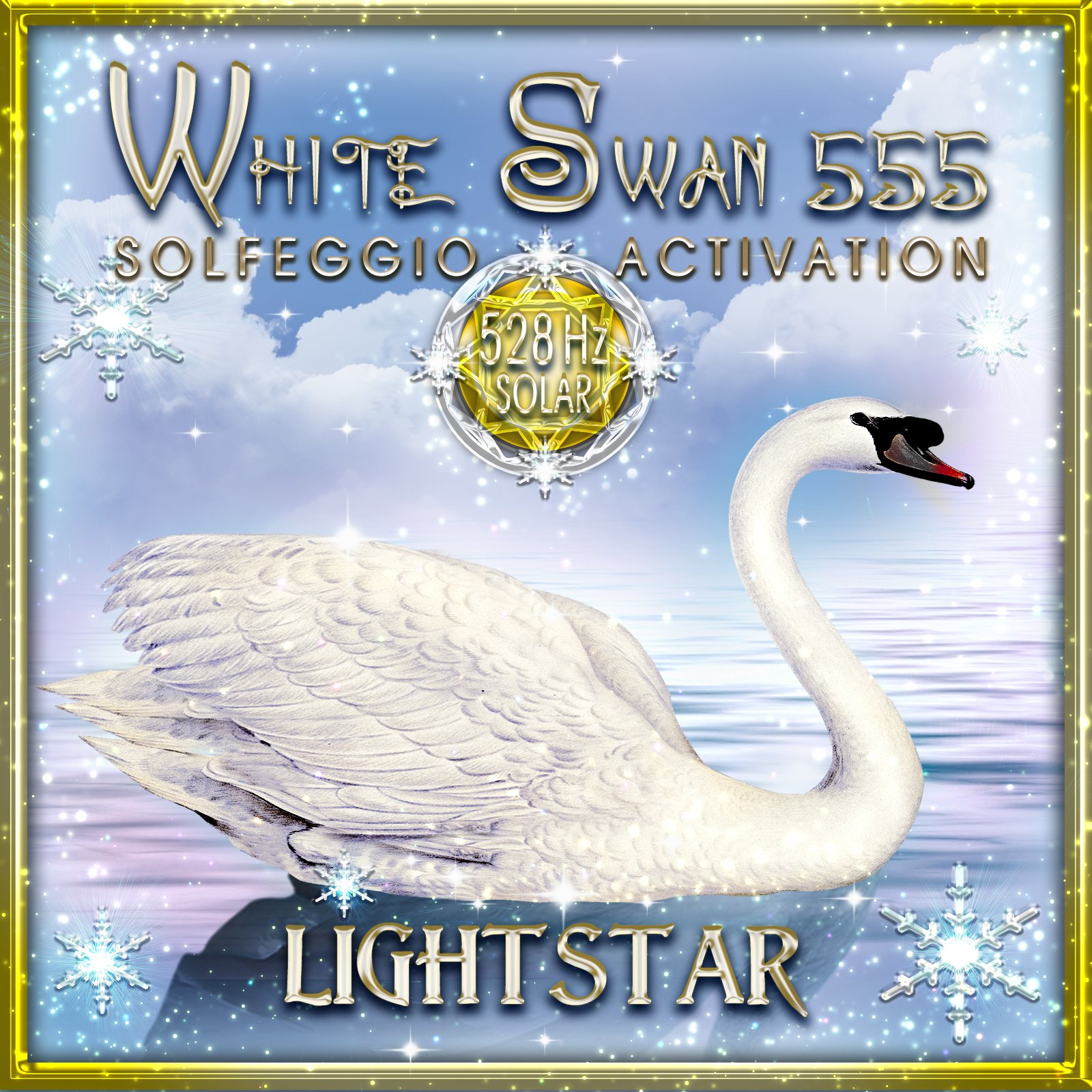 528 Hz Solar Solfeggio Chakra Activation Music (White Swan 555) product image (1)