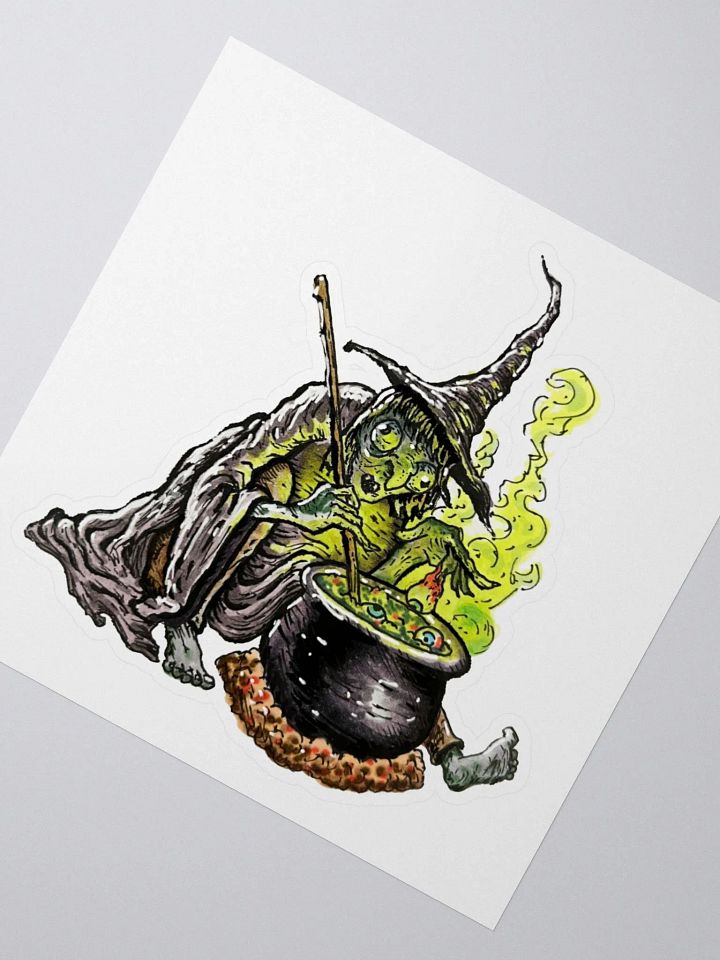 Glowing Witch Eyeballs Sticker product image (6)