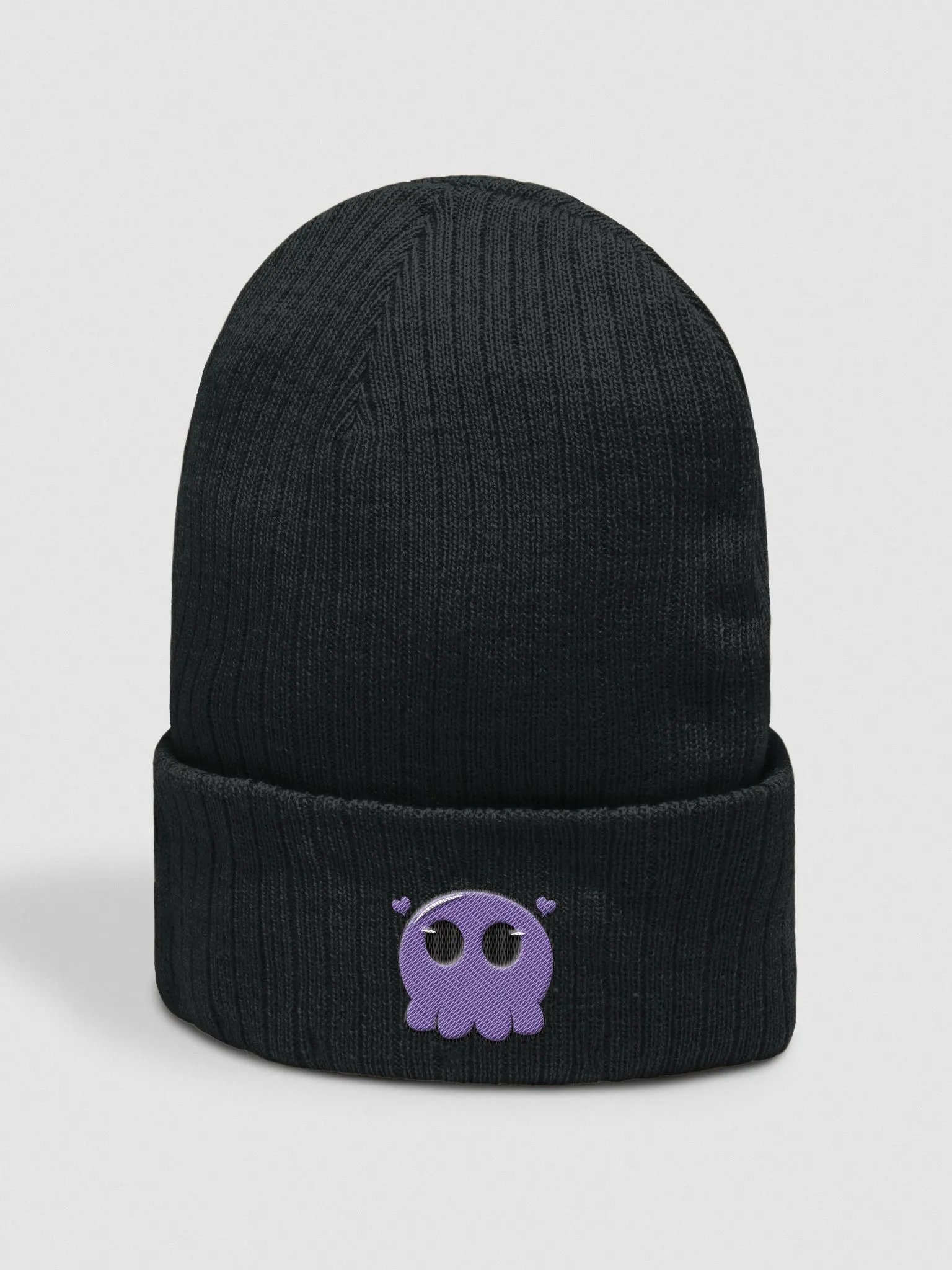 Scruffles Heart Ribbed Knit Beanie product image (4)
