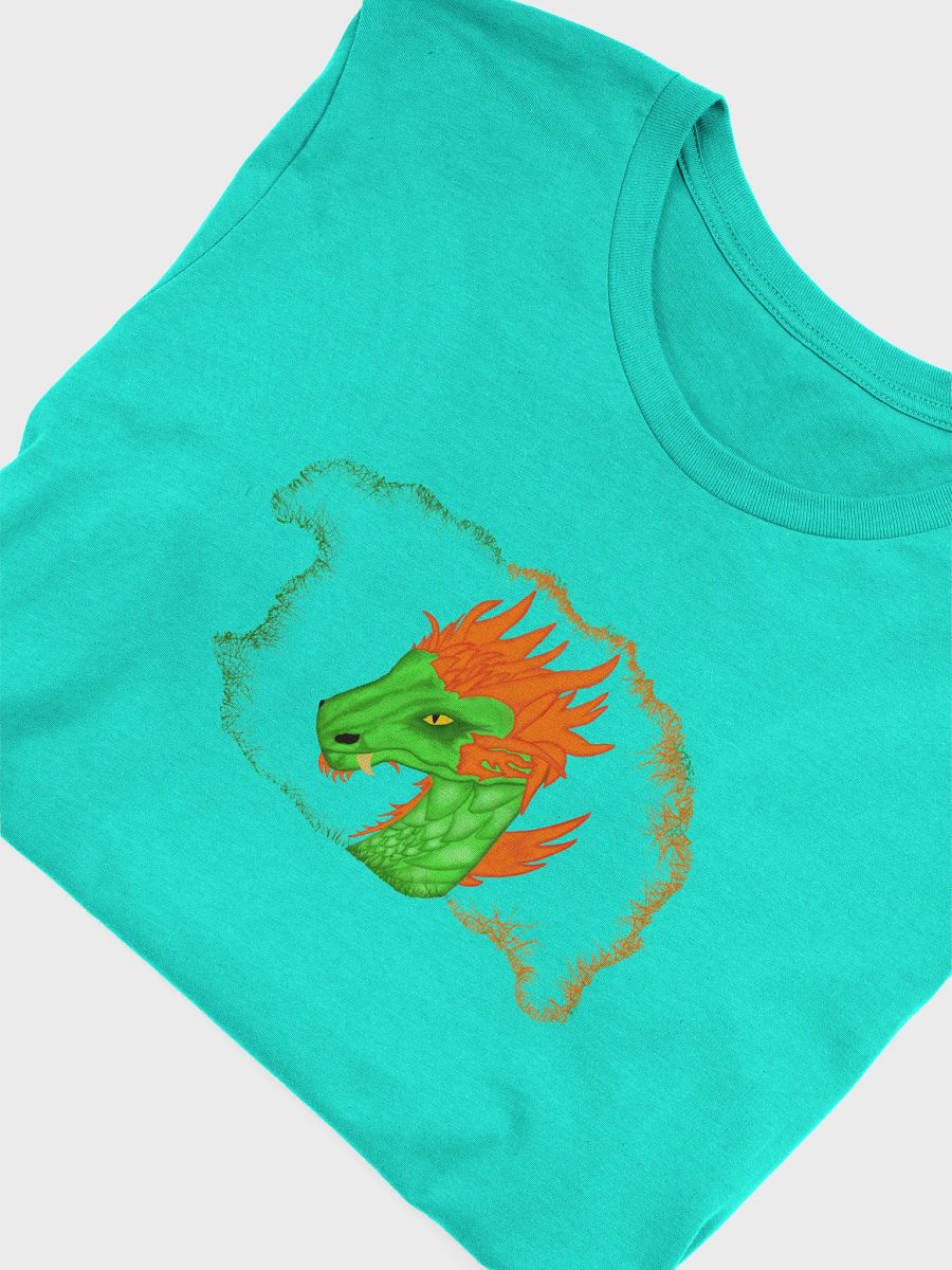 Fiery Dragon Head Unisex T-Shirt product image (5)