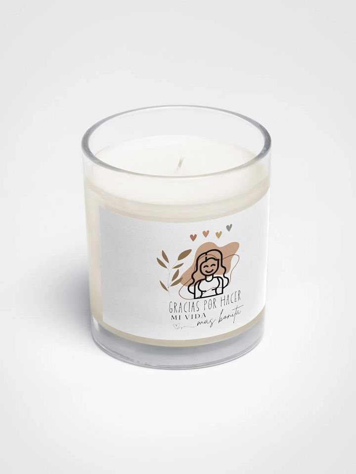 Boho Gracias (Thank you in Spanish) Candle Design product image (2)