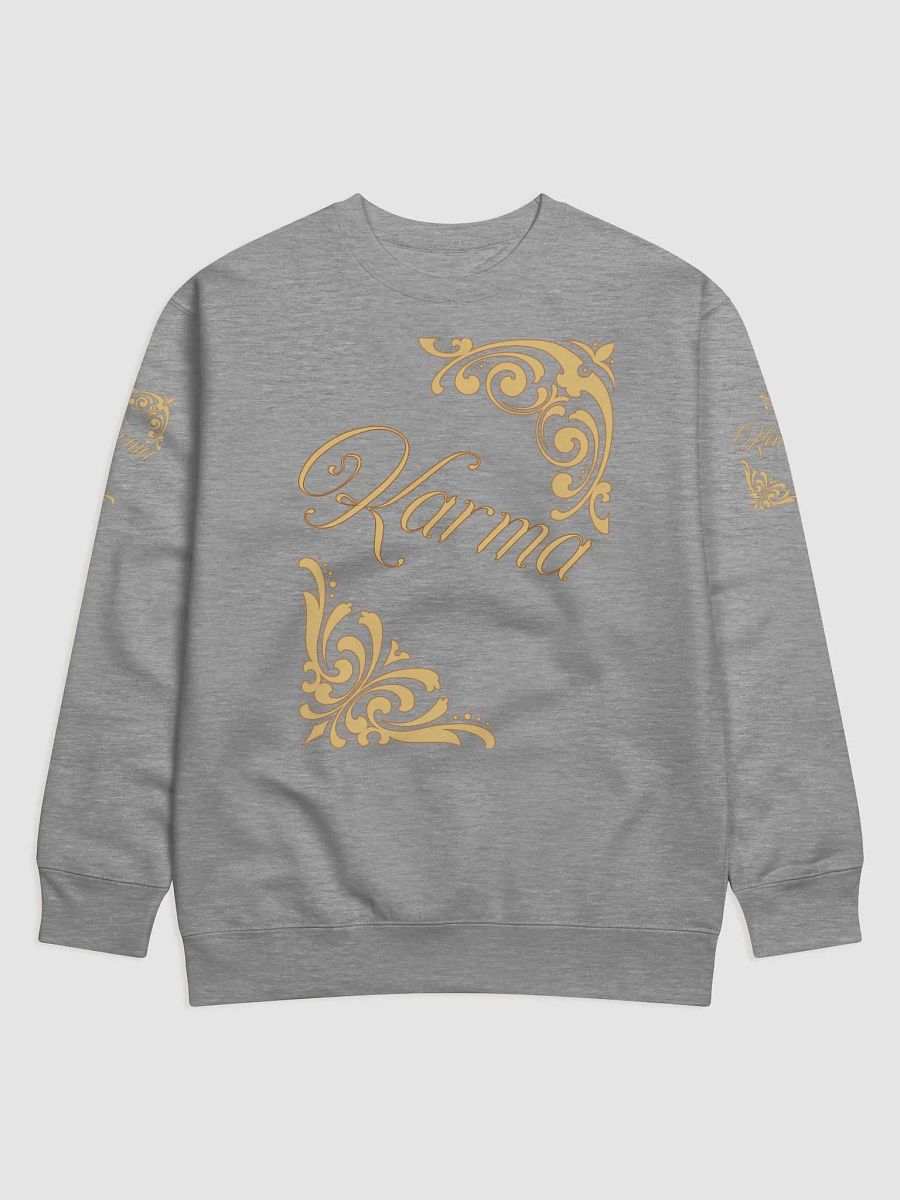 Karma Floral Script Premium Sweatshirt product image (8)