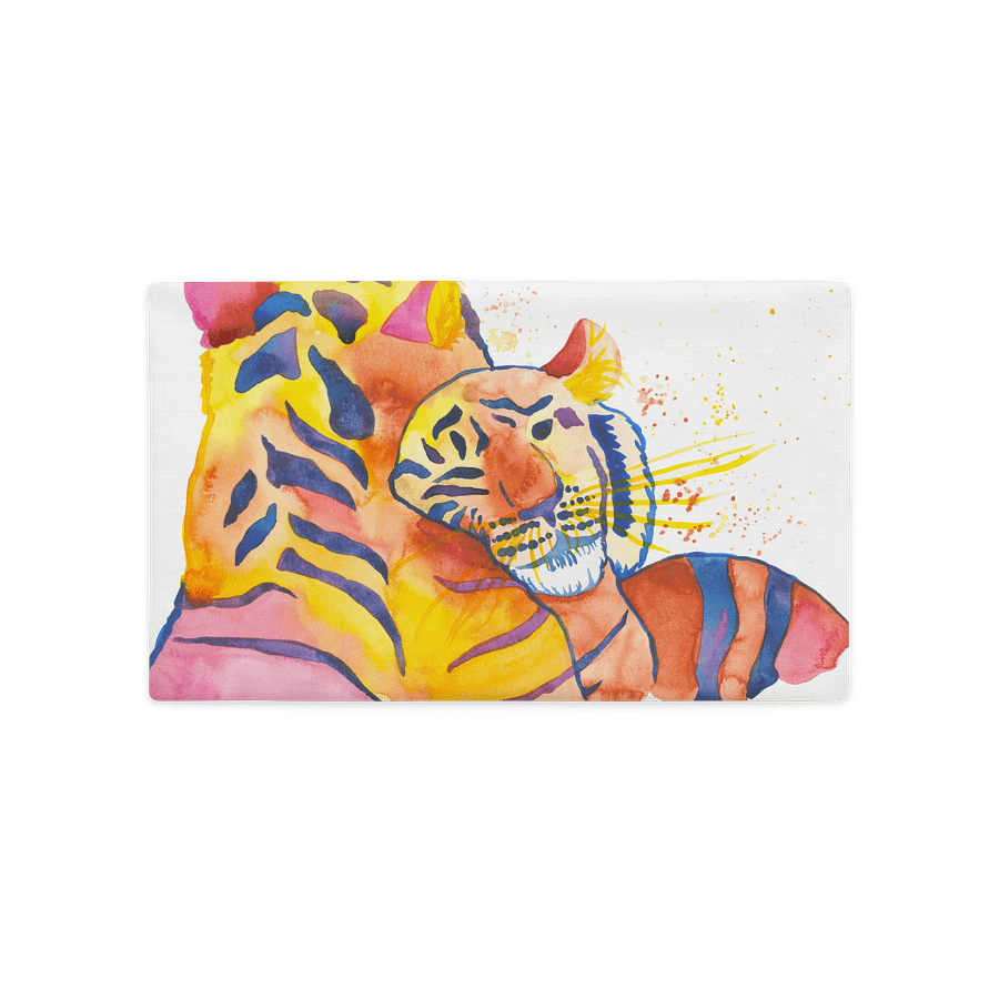 Cuddling Tigers Pillow Case product image (2)