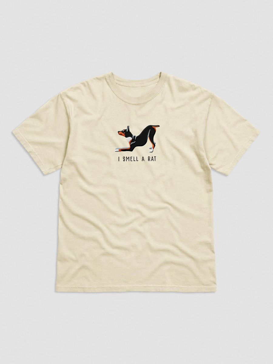 I Smell a Rat T-Shirt(Embroidered) of a Rat Terrier(Tricolor) product image (4)