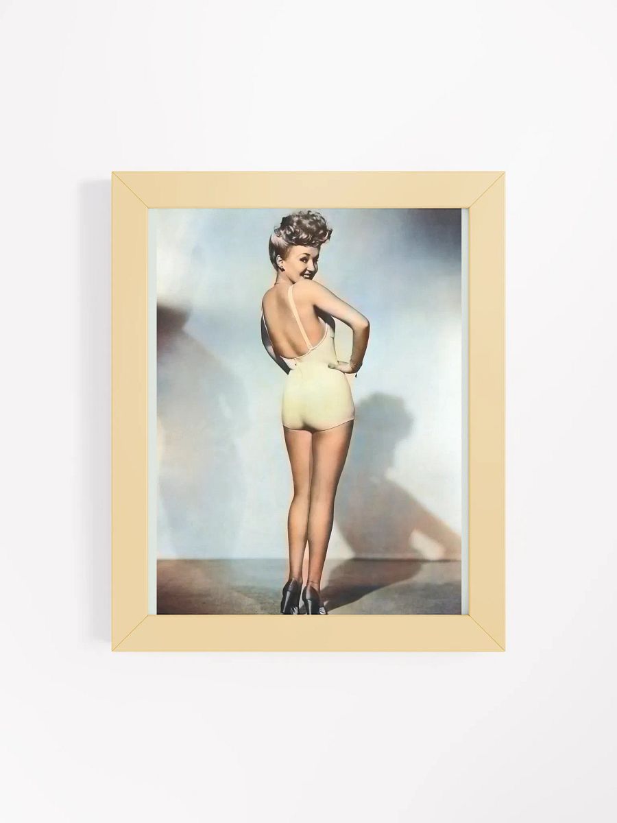 Betty Grable colorized Framed Art product image (43)