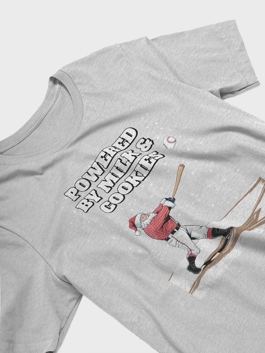 Powered By Milk And Cookies - Baseball T-shirt product image (14)