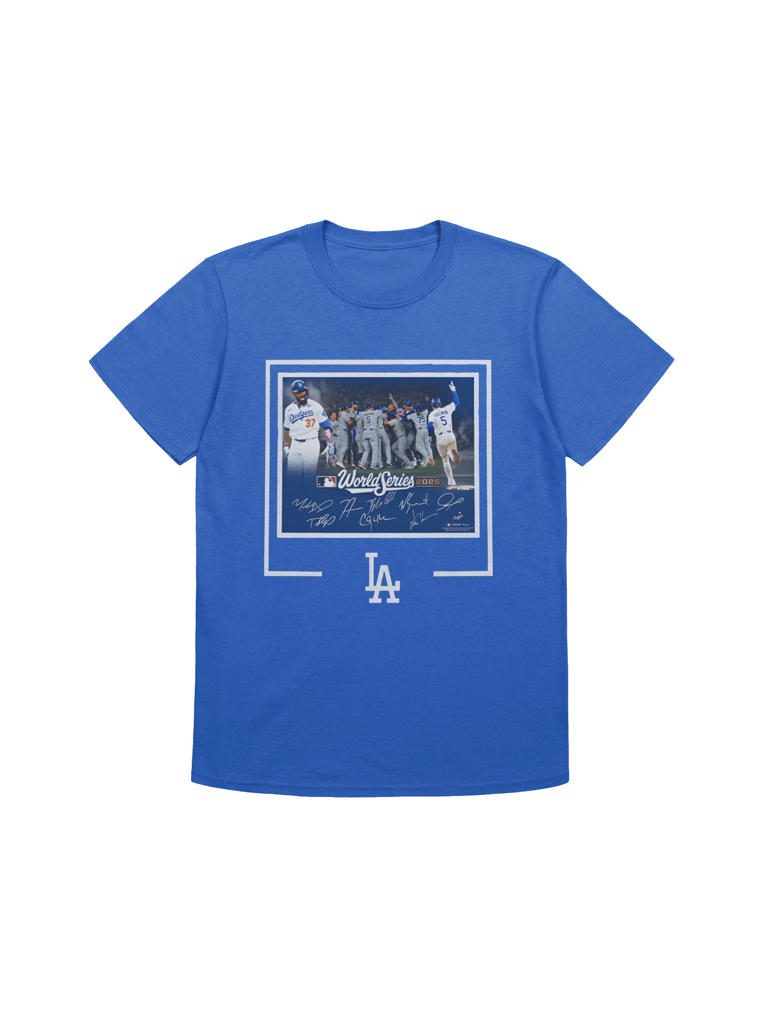 Dodgers Autographed World Series Signatures Shirt product image (8)