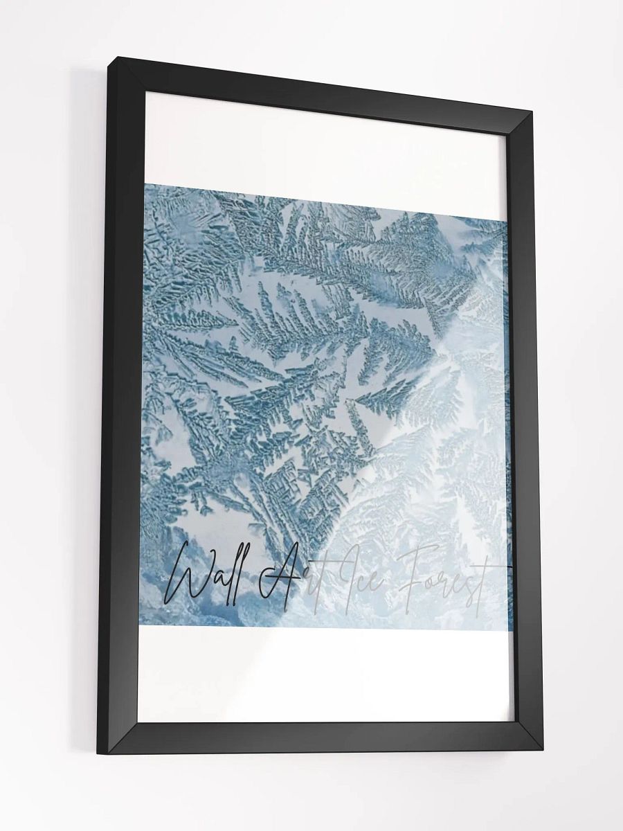 Art Ice Forest Framed High-Quality Matte Poster (in) product image (3)