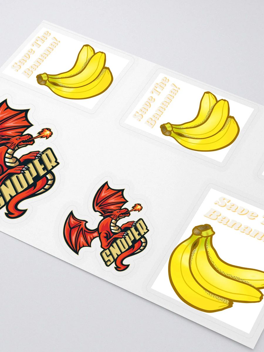 Save the Banana Logo Sticker Sheeet product image (3)