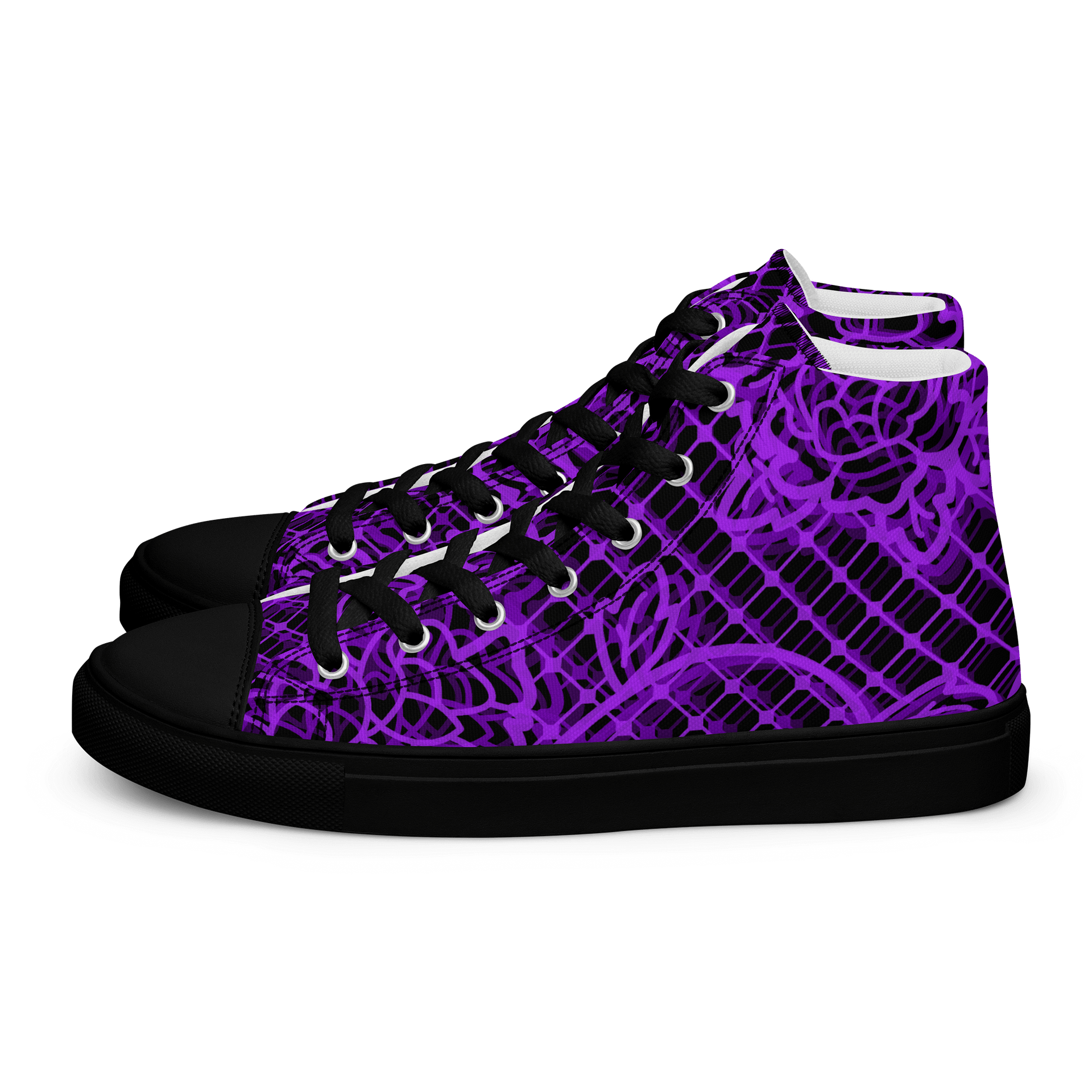 Purple Bloom Men's High Tops product image (1)