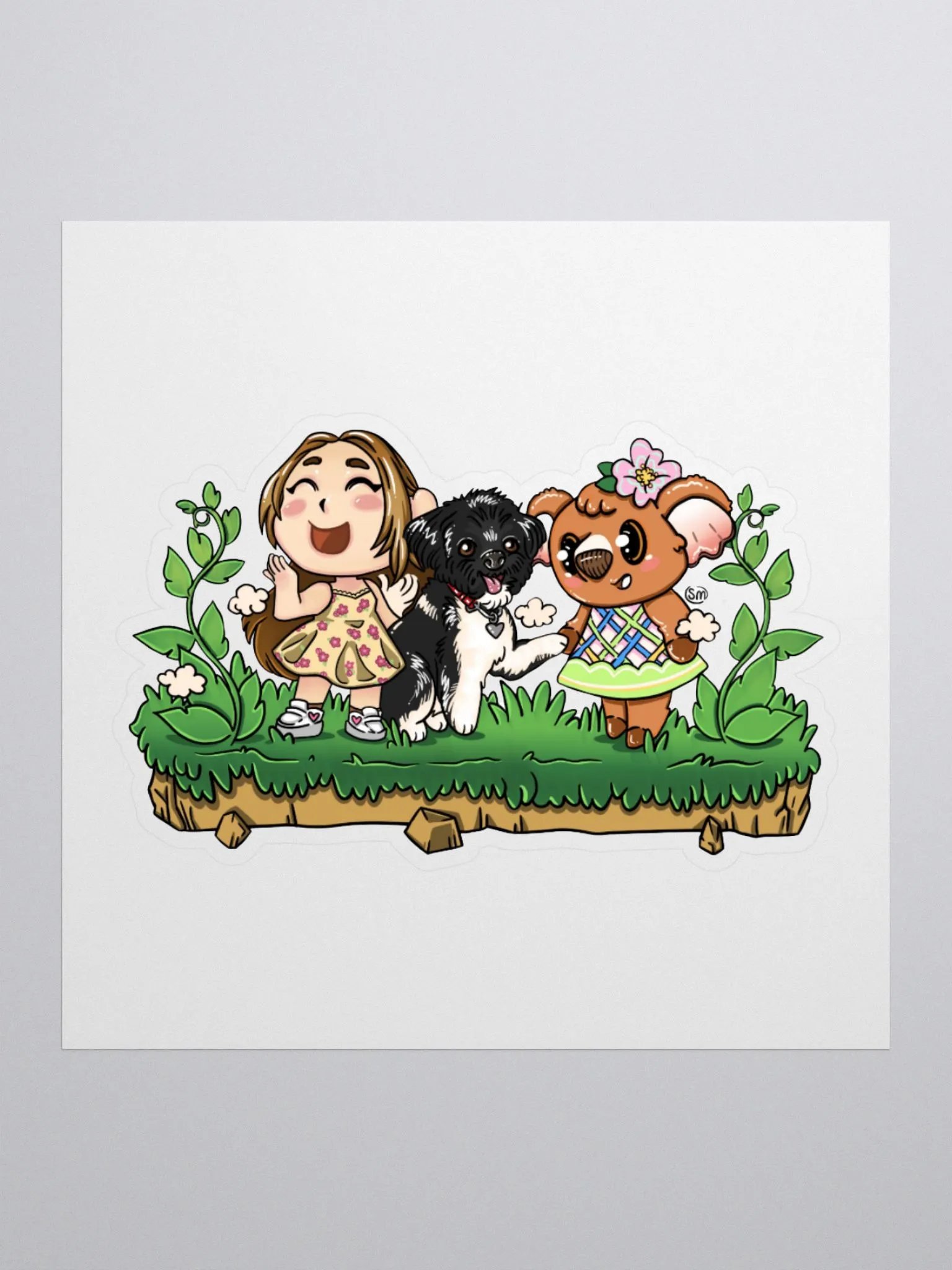 Alloe and Friends Sticker product image (2)
