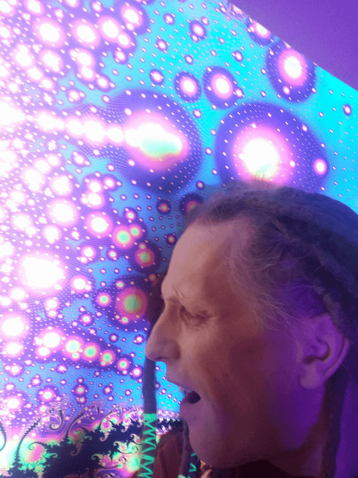 UV fractal tapestry - Galactic Fire product image (1)