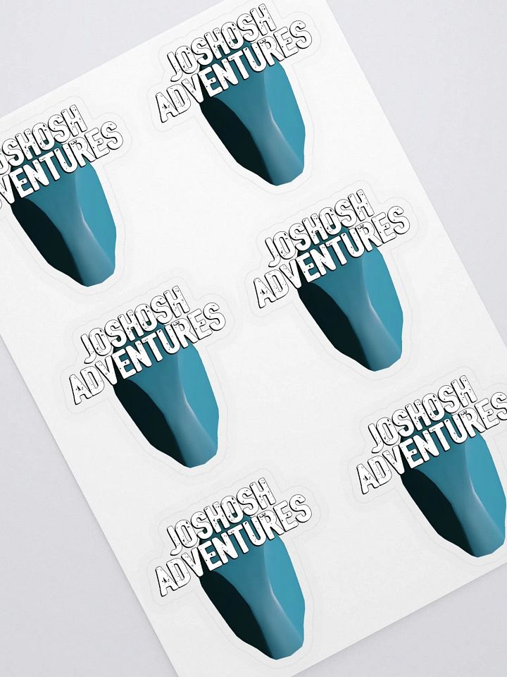 Joshosh Adventures Logo Sticker Sheet product image (2)