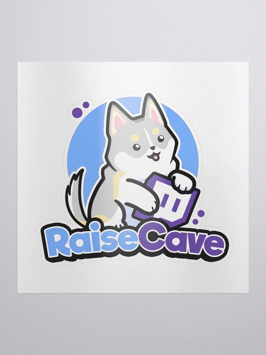 RaiseCave Logo Sticker product image (1)