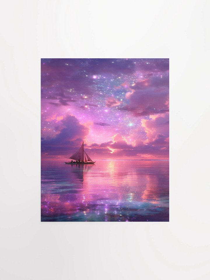 Stardust Sail Matte Unframed Wall Art Paper Canvas product image (1)