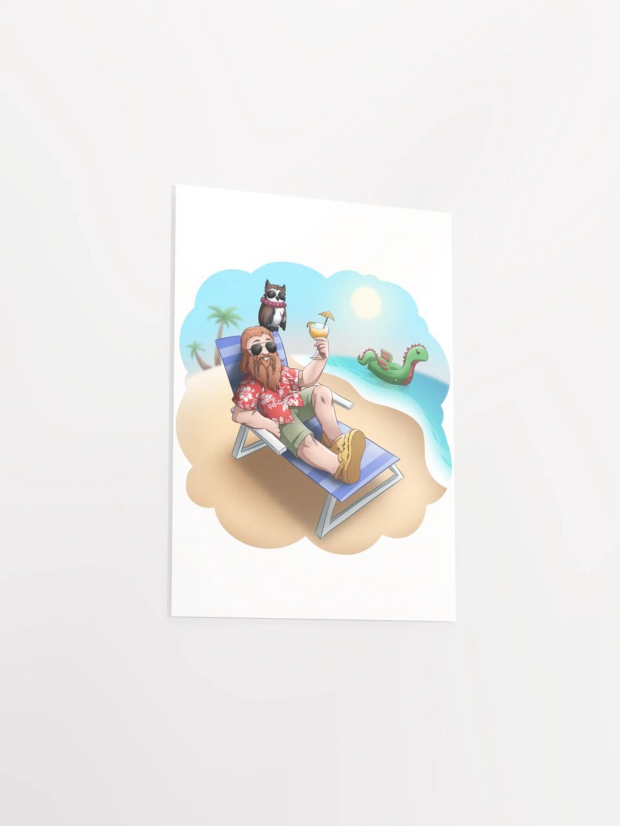 Hammer Down, Shades On – Summer Poster Print product image (7)