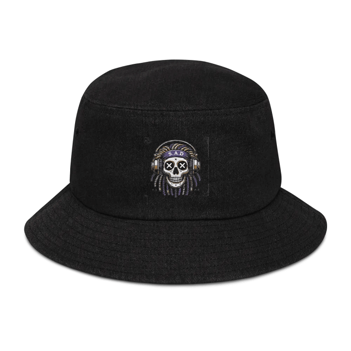 S.A.D. Skull Soundwave Denim Bucket Hat product image (1)