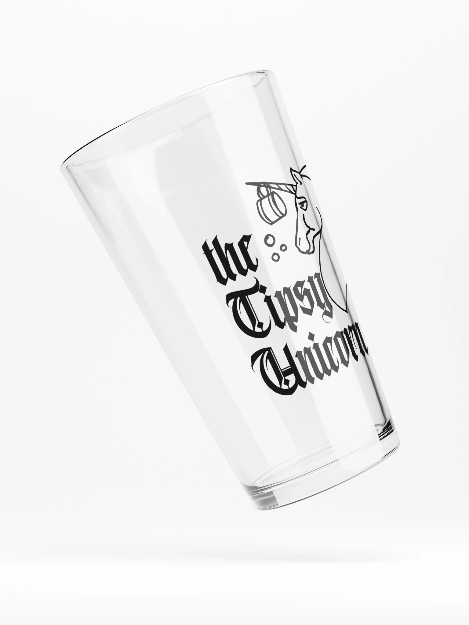 Tipsy Unicorn Pint Glass product image (4)