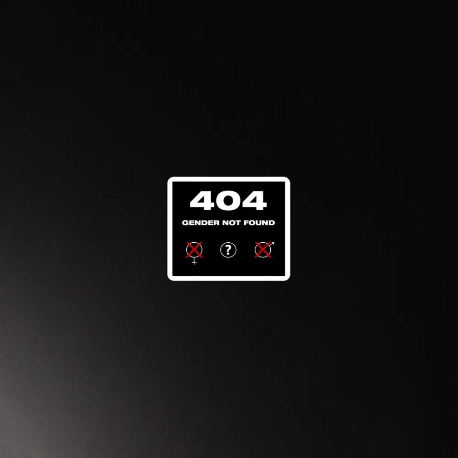 404 Gender Not Found Magnet product image (3)
