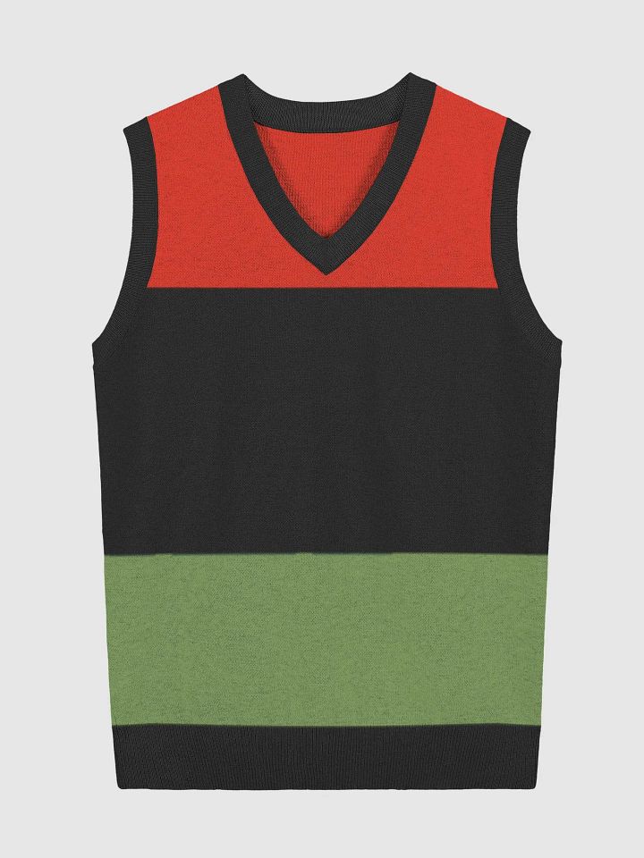 IGBO-Inspired Knitted V-Neck Vest product image (1)