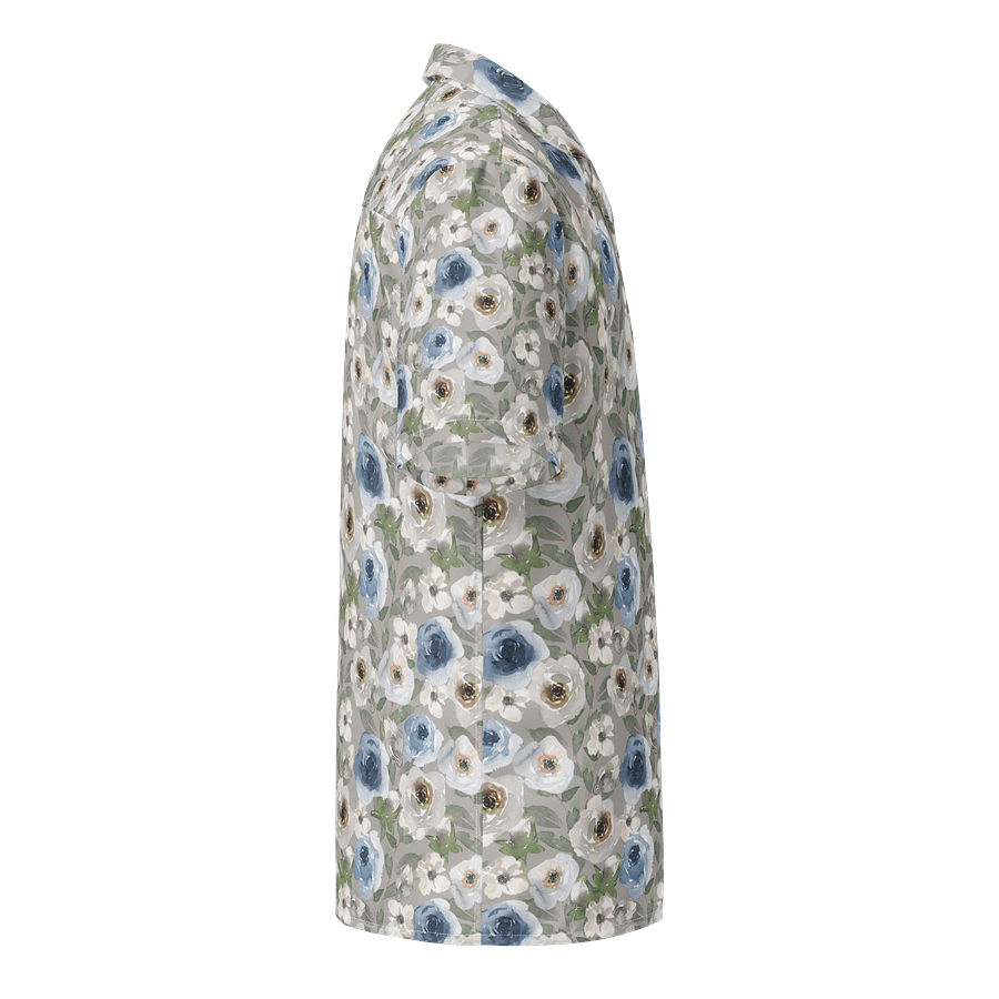 Grey Roses Hawaiian Shirt product image (4)