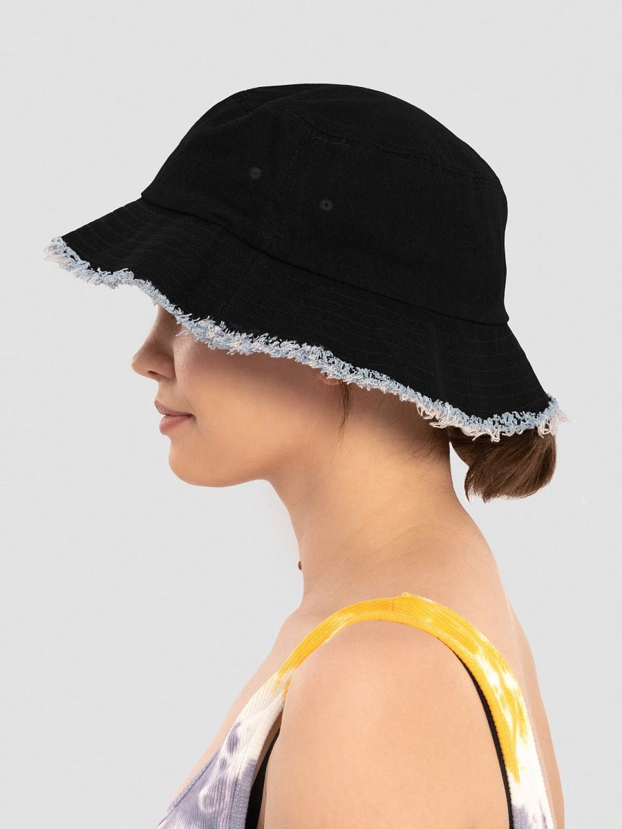 Flowers are my Therapy Denim Bucket Hat product image (3)