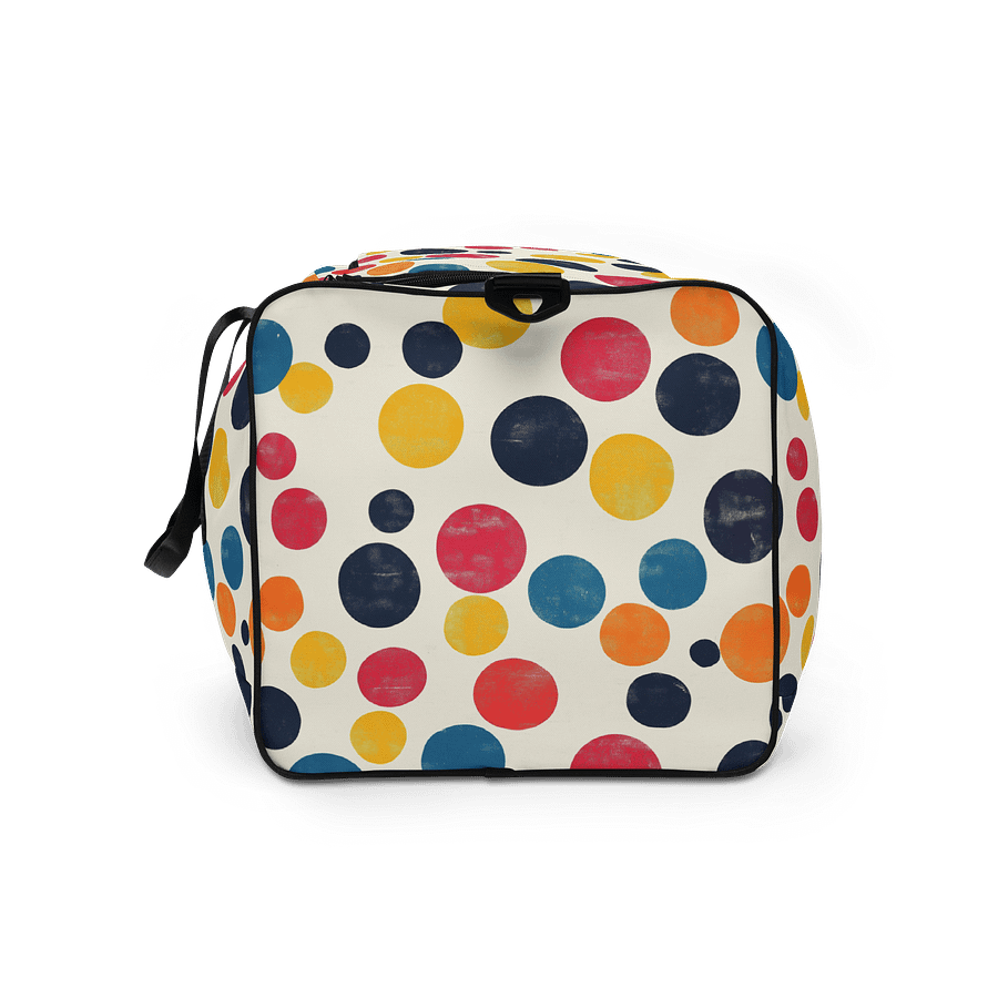 Polka Dot Illusion Vintage Retro Duffle Bag product image (10)