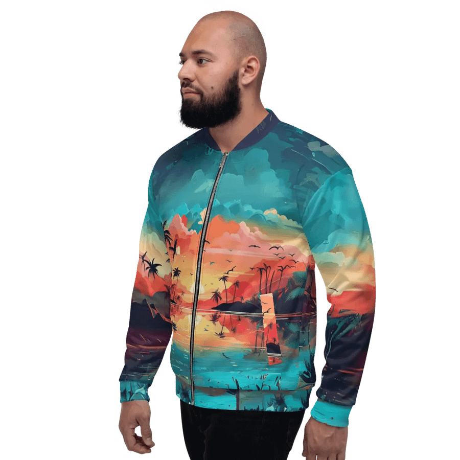 Tropical Sunset All Over Print Jacket product image (6)