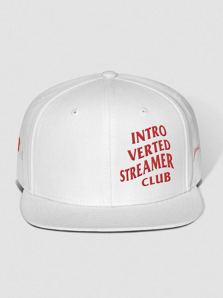 Introverted Streamer Club "Team Red" Snapback product image (1)