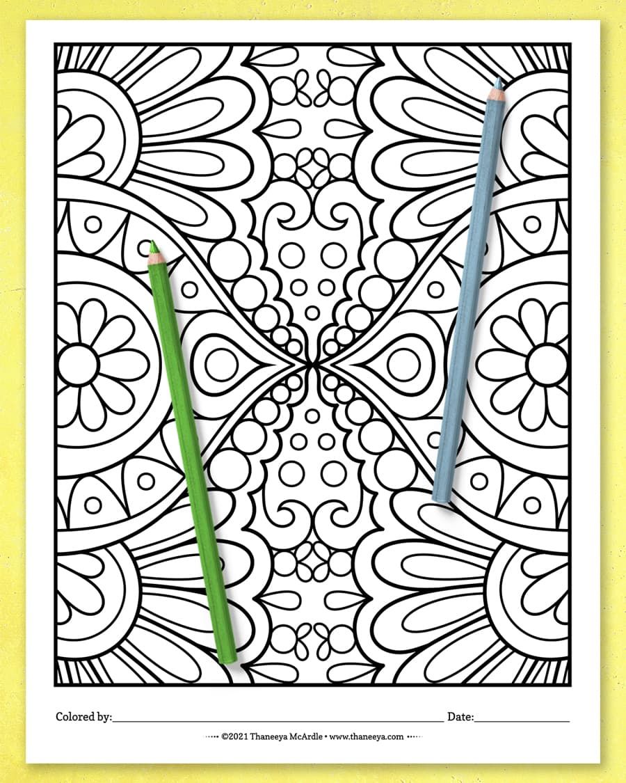 Easy Abstract Coloring Pages product image (6)