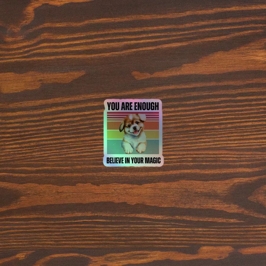 Joyful Pup Holographic Sticker Sheet product image (5)