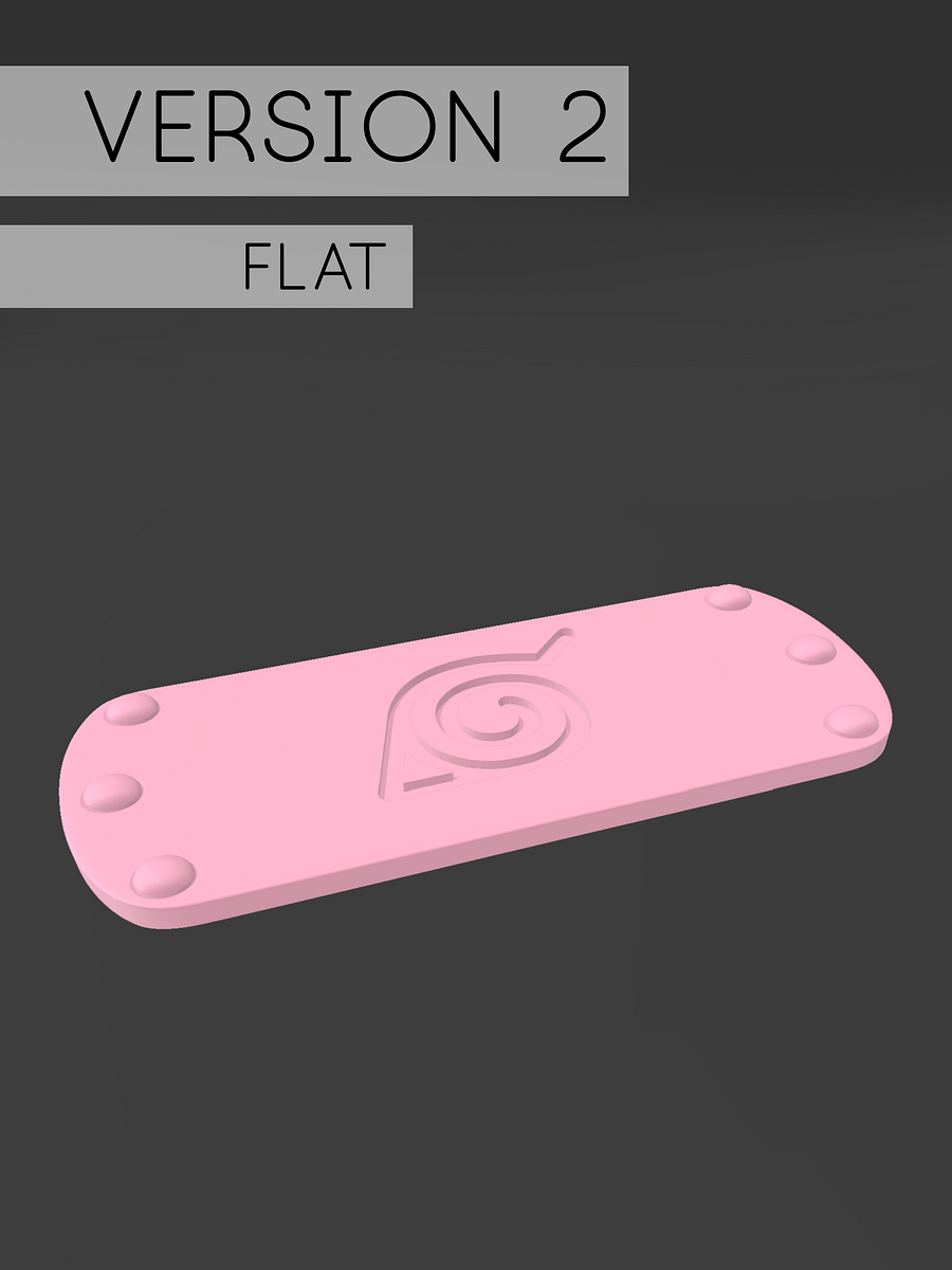Leaf Head-Plate STL File product image (4)