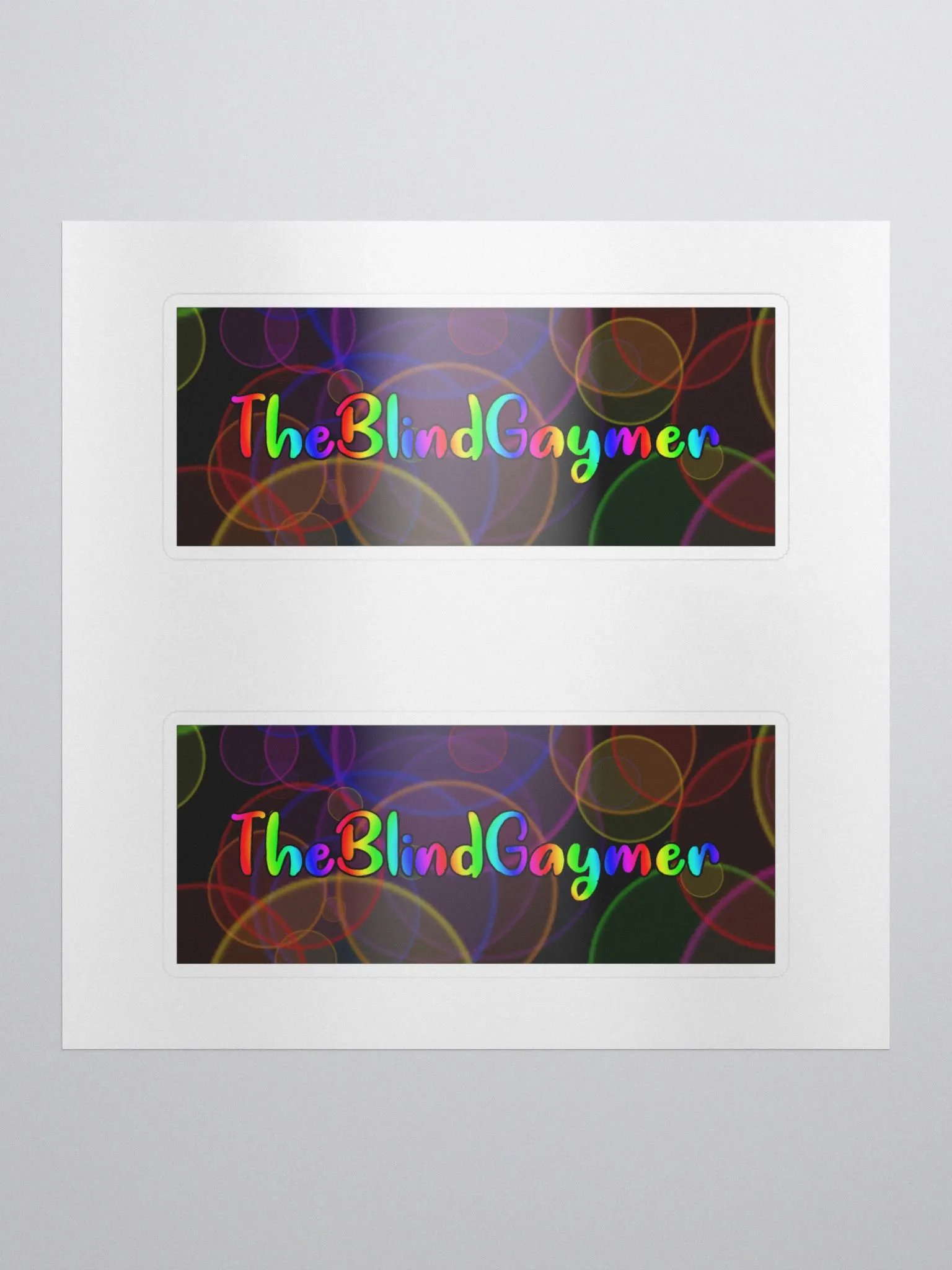 2 TheBlindGaymer Stickers product image (1)