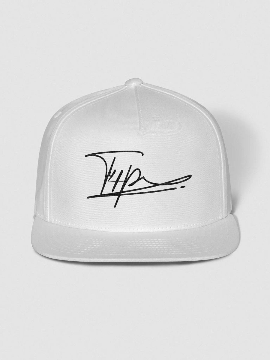 T4P Flat Snapback - White/Black product image (1)