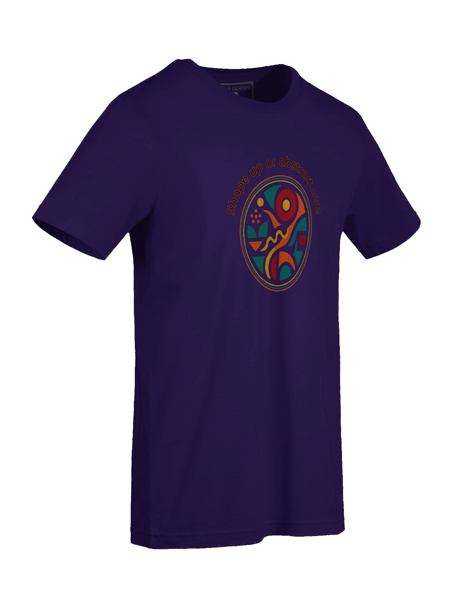 Shape Up or Abstract Out! Bold Geometric Circle Tee – Vibrant Modern Art T-Shirt product image (74)