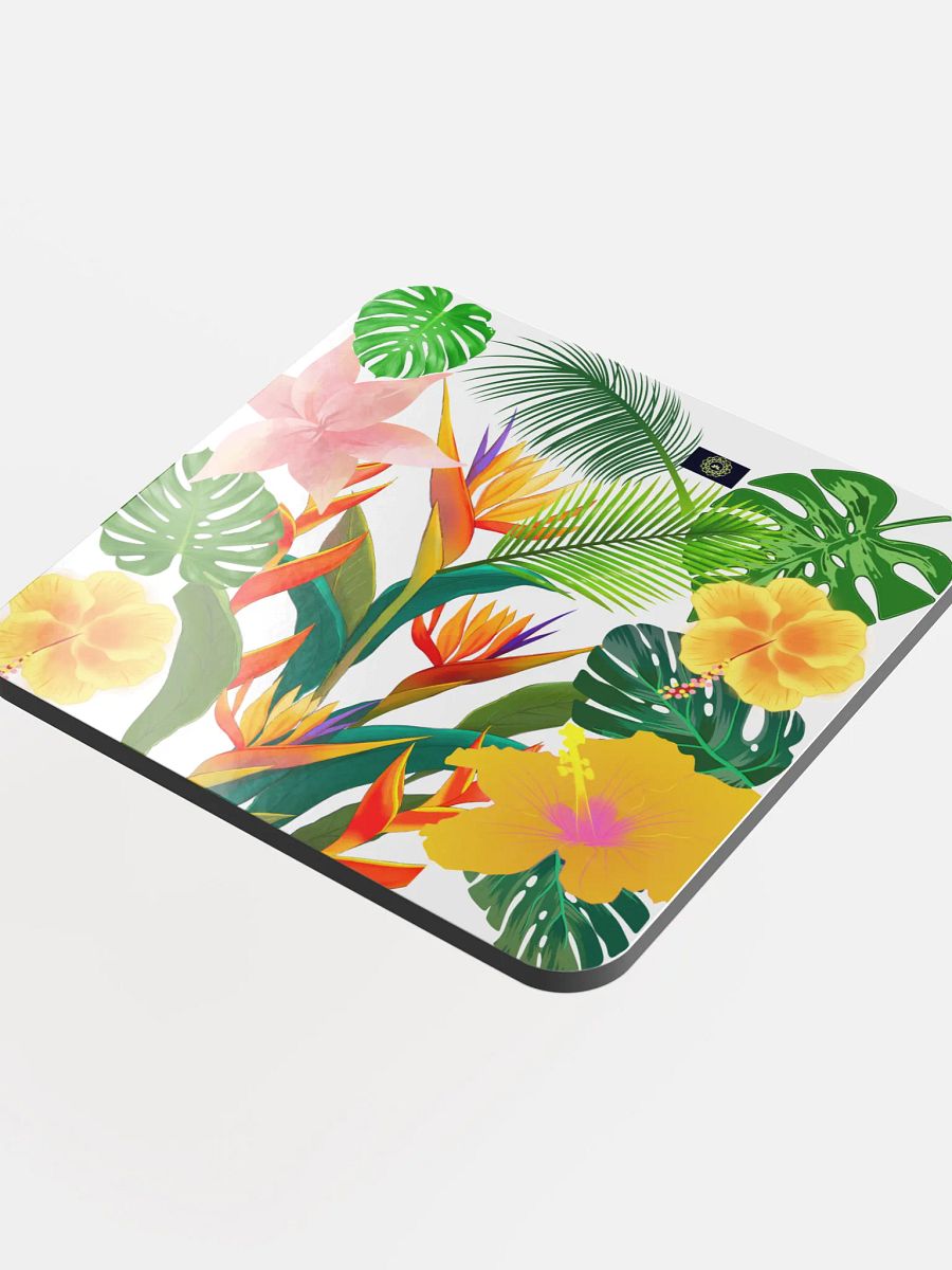 Tropical Botanical Dreams Glossed Coaster product image (4)