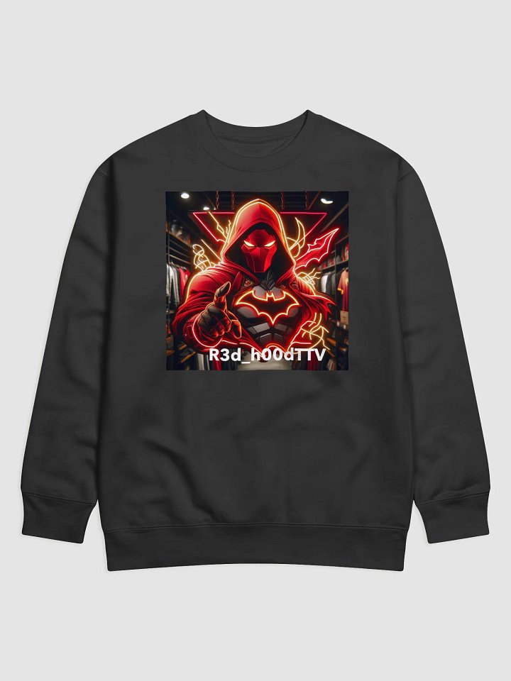 Neon Red Hood Premium Sweatshirt product image (1)