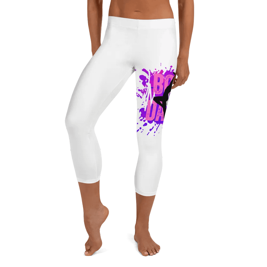 Vibrant Born to Dance Her Silhouette Capri Leggings product image (4)