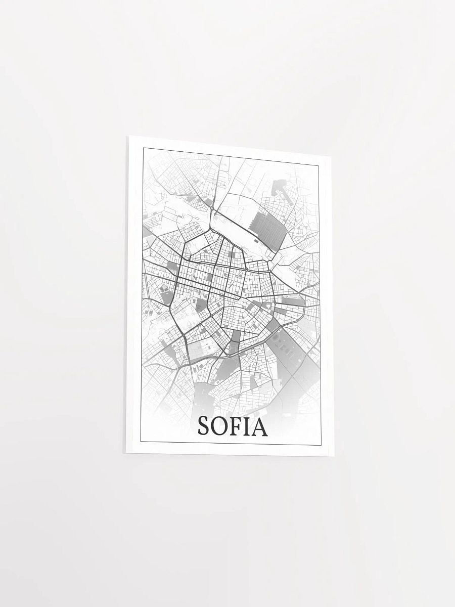 Sofia, Bulgaria, city map print product image (16)