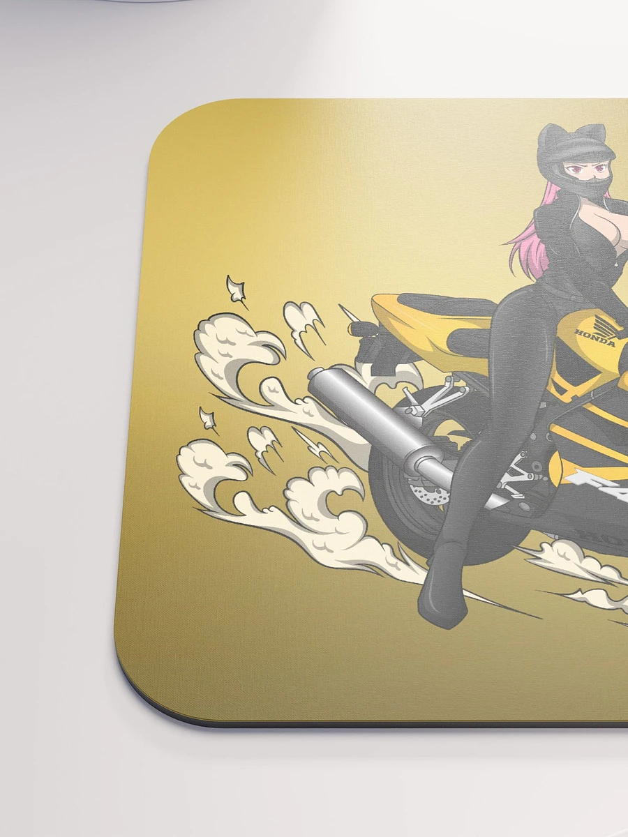 Biker Cat Girl Mousepad product image (6)