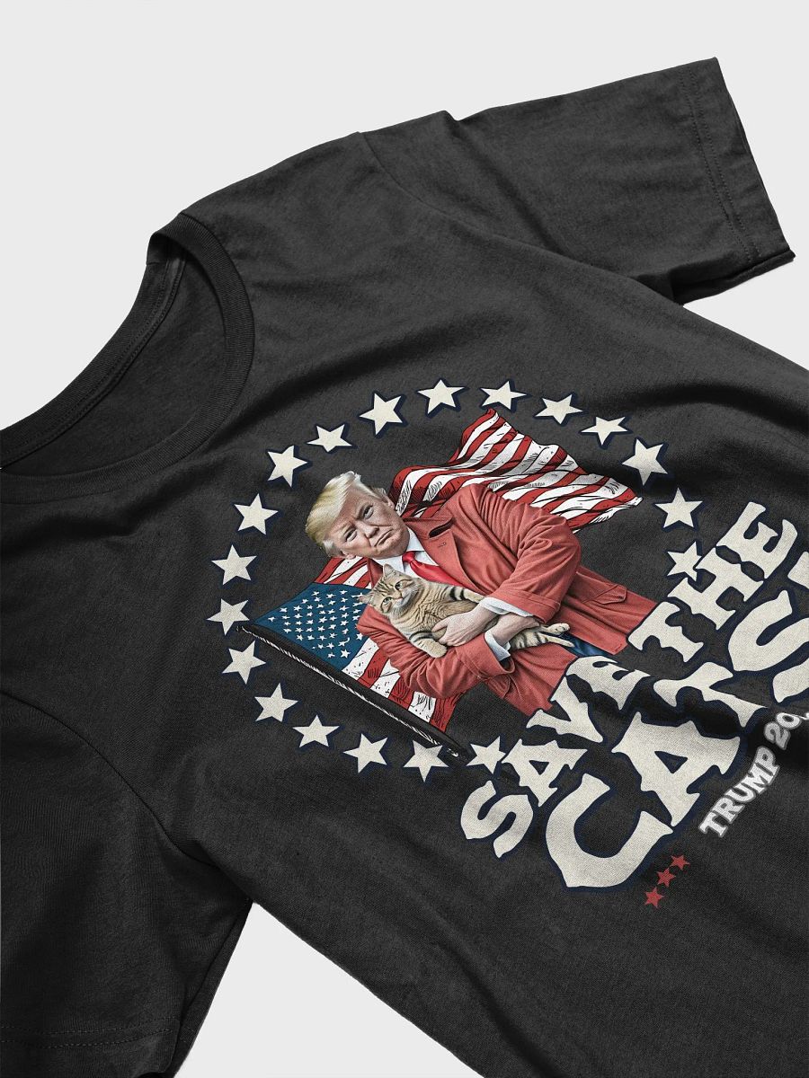 TRUMP 2024 SAVE THE CATS FUNNY PATRIOTIC REPUBLICAN UNISEX T-SHIRT product image (12)