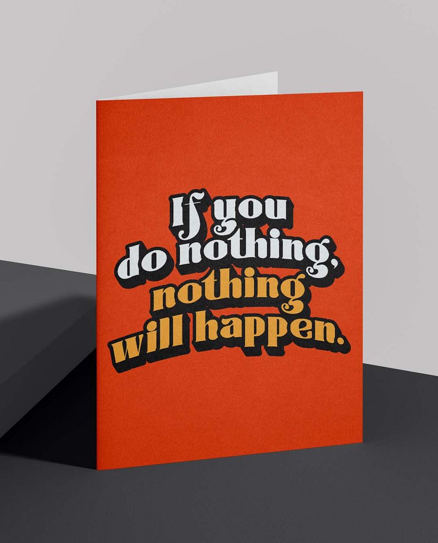 Nothing Will Happen Quote Affirmation Printable Wall Art Decor - Instant Download product image (3)