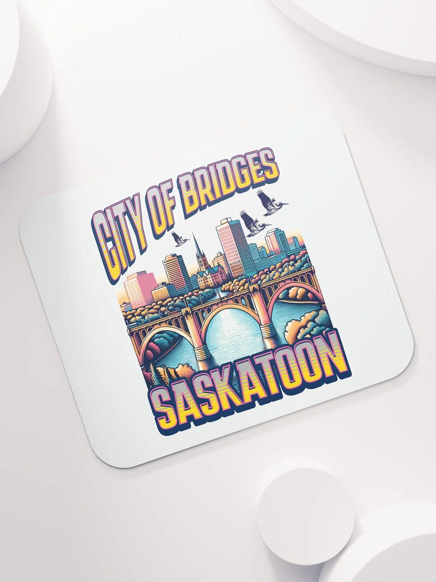 City Of Bridges Saskatoon Skyline Mouse Pad product image (5)
