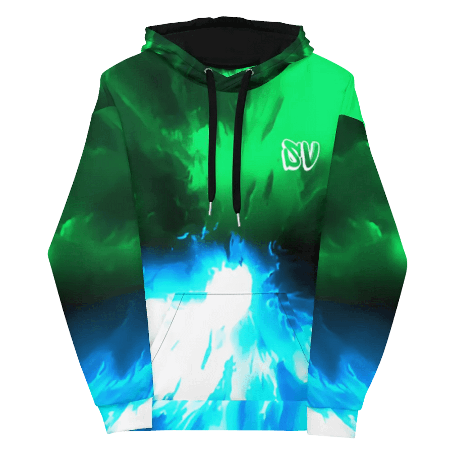 STRAIGHT VIBIN NEON COLOR FADE STYLE ZORO V RYUMA HOODIE product image (12)