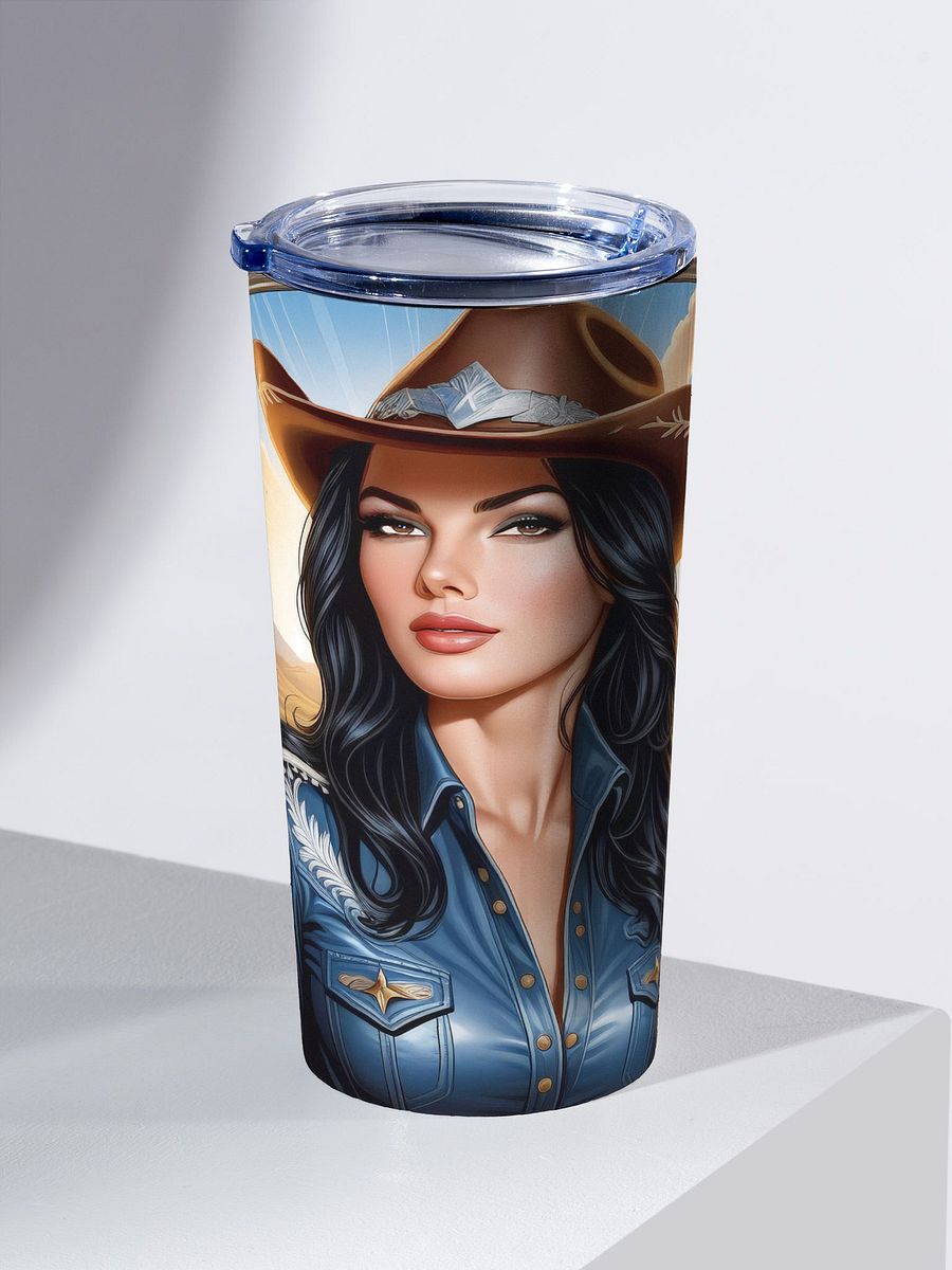Beautiful Cowgirl 20 oz Stainless Steel Tumbler - V4 product image (3)