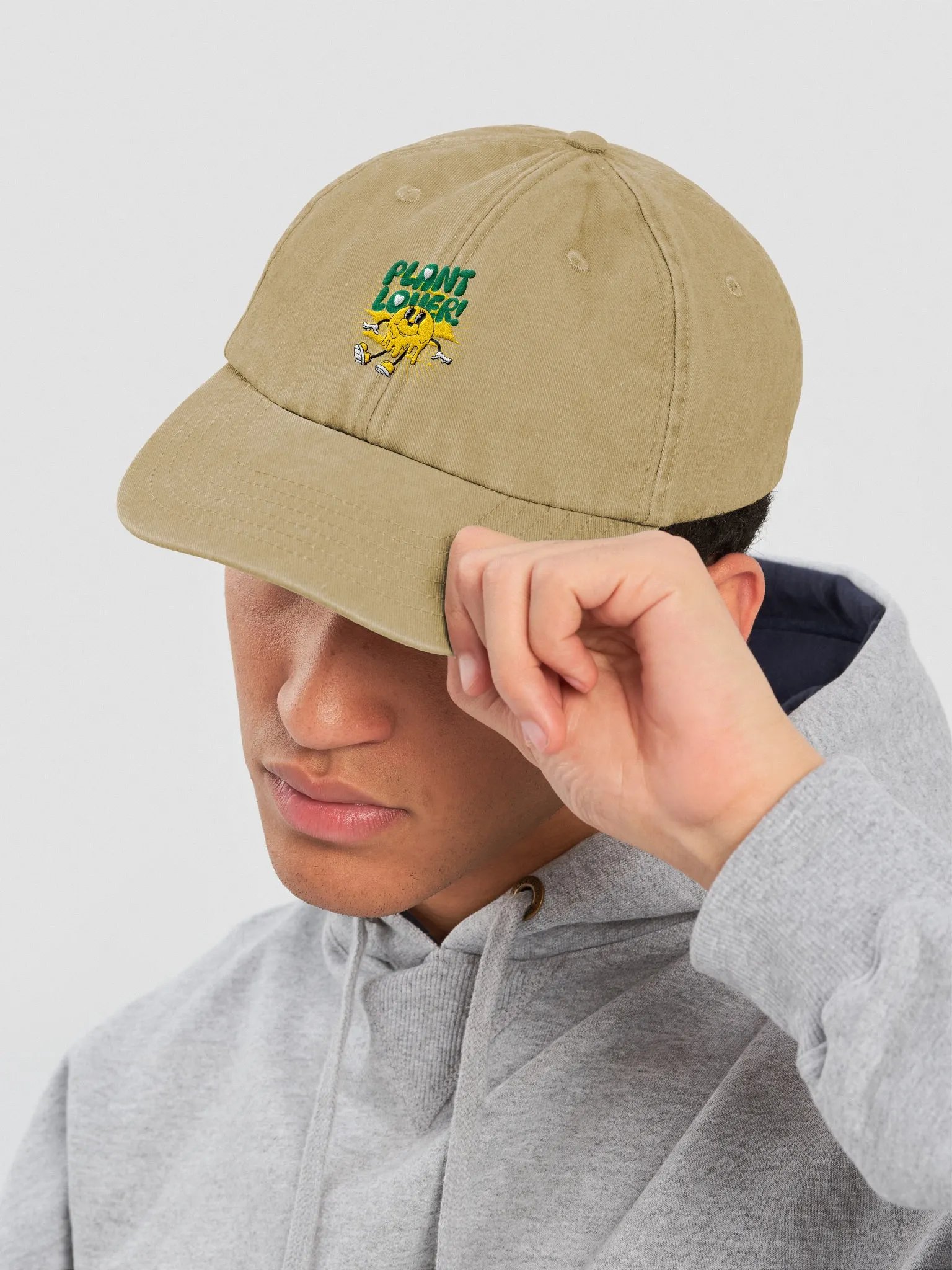 PLANT LOVER Beechfield Vintage Dad Hat ( Available in two colours) product image (3)